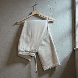 The Kooples Paris -  Cream Colored Jogger Sweatpants - EU 3